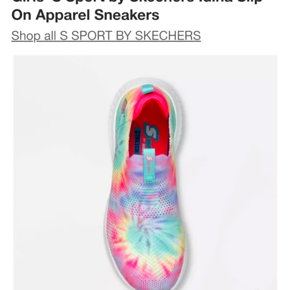 Girls' S Sport by Skechers Idina Slip-On Sneakers